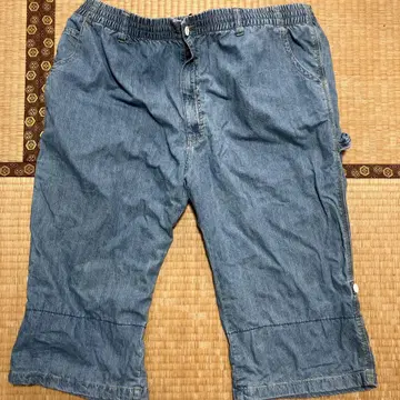 데님 카고 숏팬츠