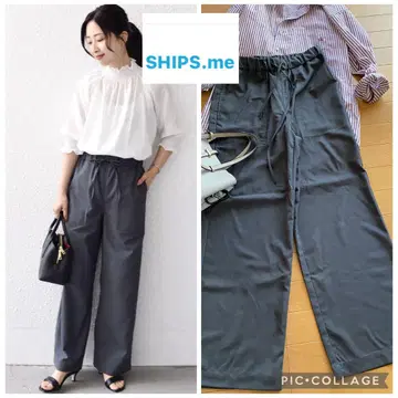 새상품 쉽스 ships me ZOZOTOWN 한정판 와이드 이지 팬츠