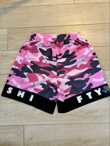 [ 농구 ] SHFTY 핑크 카모플라쥬 숏팬츠 S