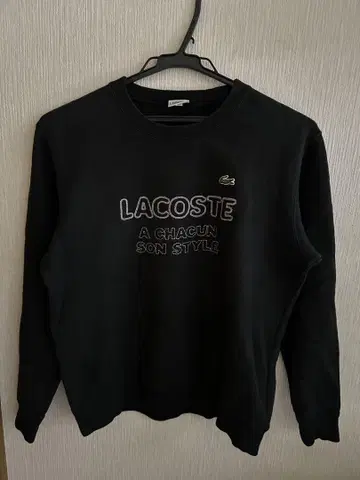 LACOSTE SPORT 블랙 맨투맨 40