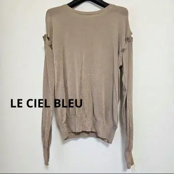 LE CIEL BLEU 루쉘블루 2way 시어 니트 상의