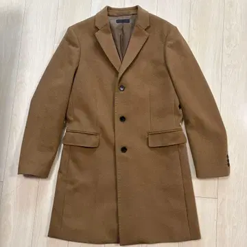 유니클로 울 캐시미어 체스터 코트 브라운 L 카멜