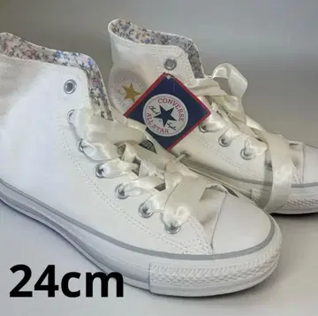 CONVERSE 화이트 하이컷 스니커즈