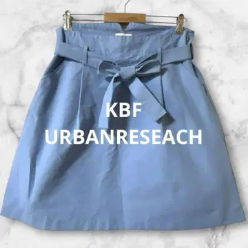 SLd257*KBF 어반 리서치 A라인 리본 무릎 기장 스커트