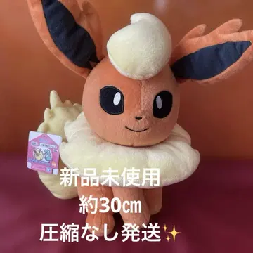 포켓몬스터 꼬리 봐봐! 빅 봉제 인형 부스터 약 30cm 택 포함