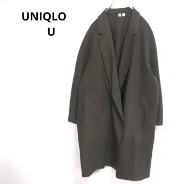 유니클로 유 [ M ] 체스터 코트 자켓 롱 아우터 포켓