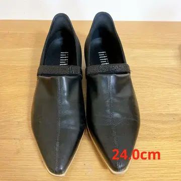fitfit 플랫슈즈 블랙 24cm 새상품급 출퇴근 외출 편안한 착용감