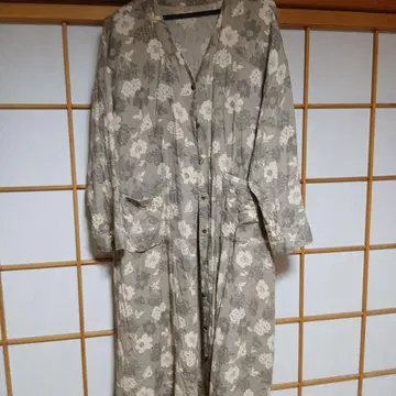 bubub 꽃무늬 롱 기장 겉옷