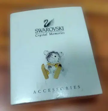 Swarovski 곰 (스키) 브로치