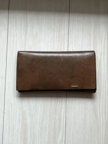 쇼사 브라운 가죽 장지갑