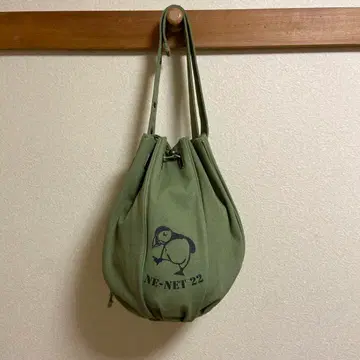 Ne-net 네 넷 벌룬 숄더백 펭귄 캔버스