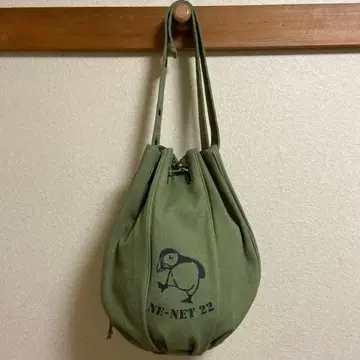 Ne-net 네 넷 벌룬 숄더백 펭귄 캔버스
