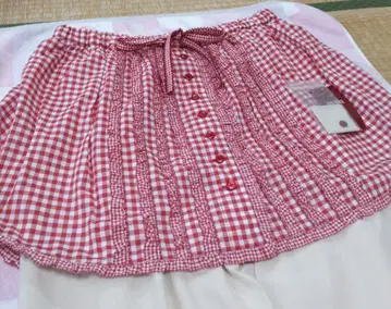 핑크하우스 귀여운 탭가 달린 팬츠