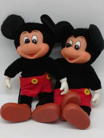 영 에포크 미키마우스 소프트 비닐 인형 레트로 빈티지