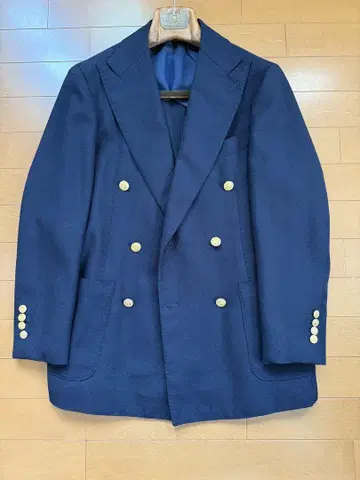 BEAMS F 링자켓제 더블 블레이저 Fox Brothers