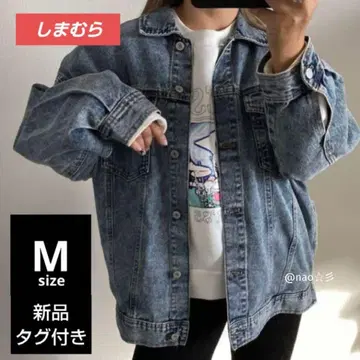 시마무라 Lutique BIG G 데님 자켓 M 블루 새상품