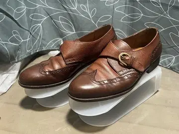 Ferragamo 몽크 스트랩 슈즈 브라운 25.5cm