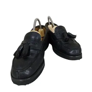 REGAL 주름 가죽 태슬 로퍼 vibram 블랙 25/2