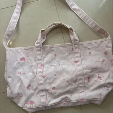 그린 레이블 별주 핑크 L.L.Bean 그로서리 토트