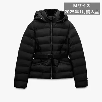 후드 부착 벨트 아노락 ZARA 자라