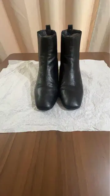 다이애나 사이드 고어 숏부츠 천연 가죽 23cm