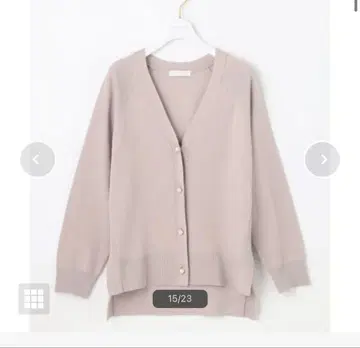 any SiS [ 세탁 가능 ] V넥 미디 가디건