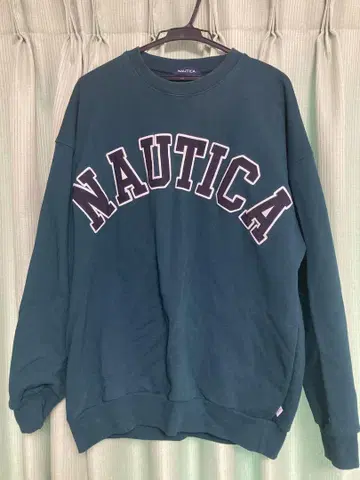 NAUTICA 다크 그린 맨투맨 L