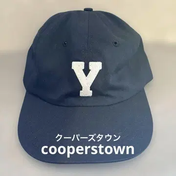 cooperstown 쿠퍼스타운 네이비 자수 야구 모자