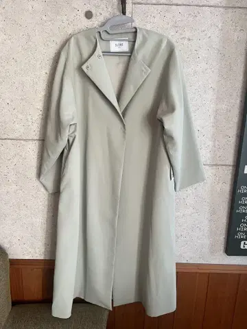 그린 롱 코트 38 사이즈