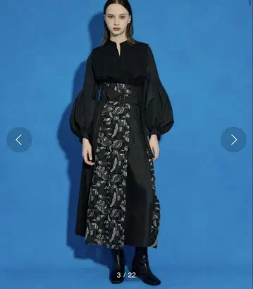 유나이티드 도쿄 브룩 자카드 스커트