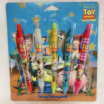미사용품 디즈니랜드 토이스토리 볼펜 세트