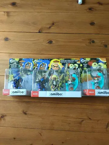 스플래툰 amiibo 피규어 세트
