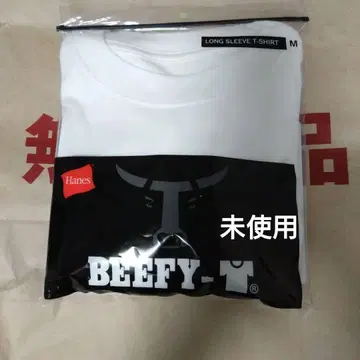 Hanes BEEFY-T 긴팔 티셔츠 M 사이즈
