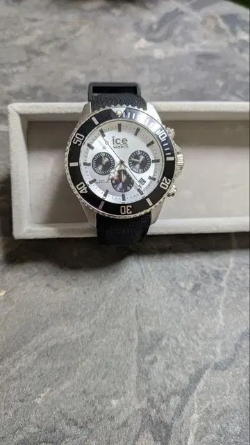ICE watch 크로노그래프 고무 벨트
