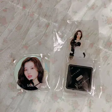 MISAMO Masterpiece 캔뱃지 + 아크릴 스탠드 사나