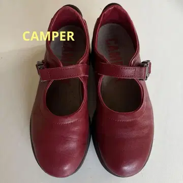 [ CAMPER ] 캠퍼 스트랩 신발 빨간색 36 23cm