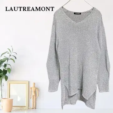 zB629 [F] LAUTREAMONT 벌키 니트 비대칭 헴