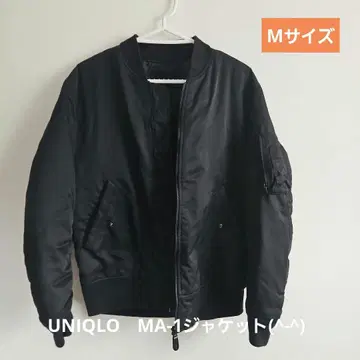 UNIQLO MA-1 자켓 블랙 M 사이즈