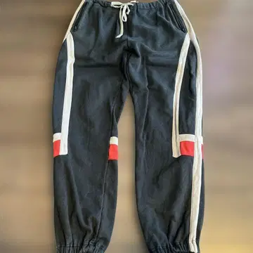 XLARGE 조거 팬츠 XL 블랙/레드 엑스라지