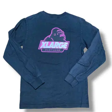 XLARGE 로고 백 프린트 긴팔 티셔츠 롱 T 사이즈 S