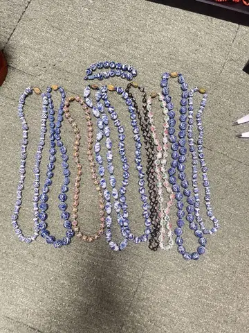액세서리, 비즈 목걸이 세트 다색 모음