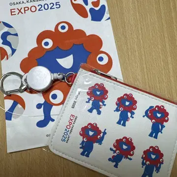 오사카 간사이 만박 EXPO 2025 패스 케이스 미야쿠미야쿠 캐릭터