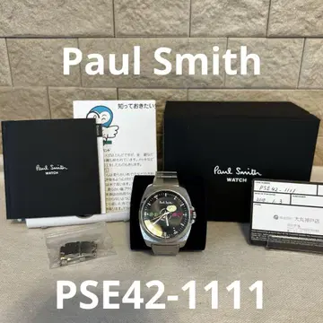 Paul Smith 쿼츠 손목시계 블랙 다이얼