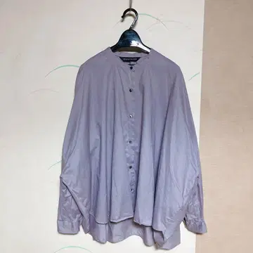 mizuiro ind 백 개더 와이드 셔츠