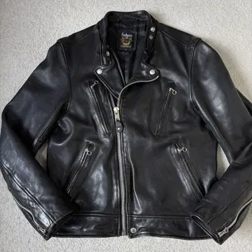 SCHOTT 더블 라이더스 라무 가죽 자켓 블랙 3181067