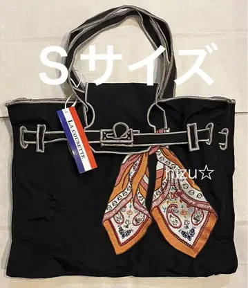 새상품 미사용 라쿠제트 스누피 백 스카프 블랙 S
