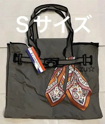 새상품 미사용 라쿠제트 스누피 백 스카프 그레이 S