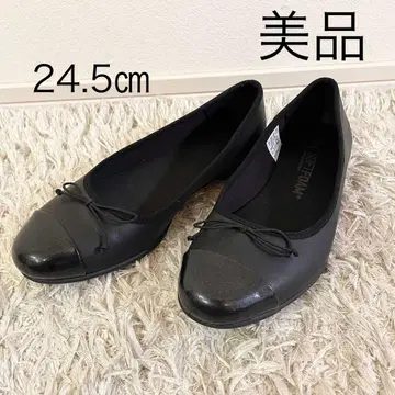 PUMA SOFTFOAM+ 발레 슈즈 24.5cm 펌프스 블랙 리본