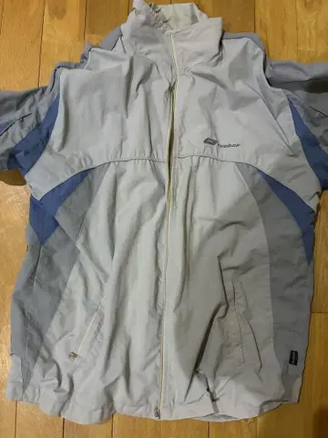 Reebok 경량 나일론 자켓 그레이/블루