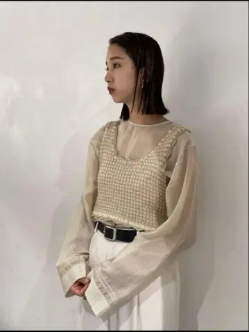 TODAYFUL / Mohair Scallop Bustier